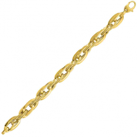 Bracelet or jaune 11mm
