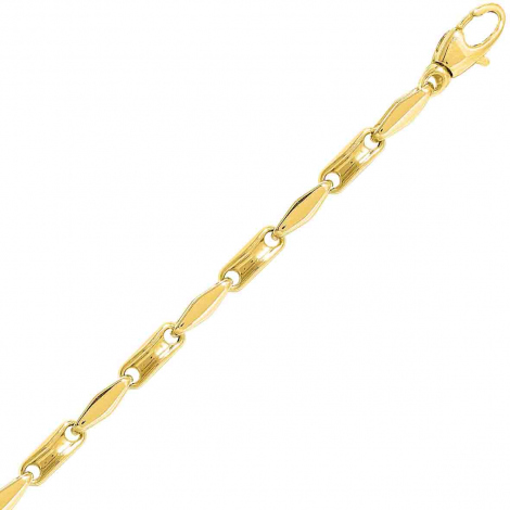 Bracelet or jaune 3mm