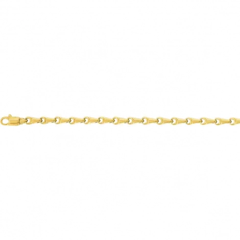 Bracelet or jaune 3mm