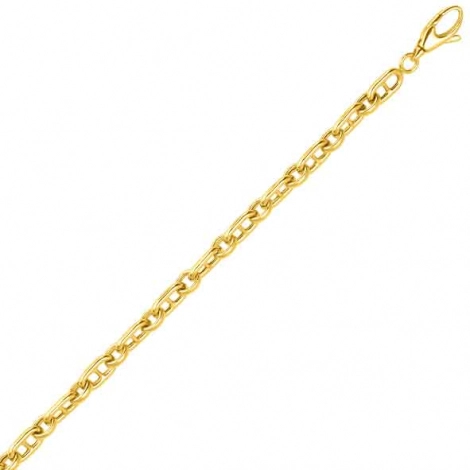Bracelet or jaune 4 mm