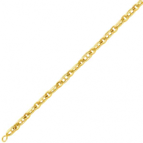 Bracelet or jaune 4 mm