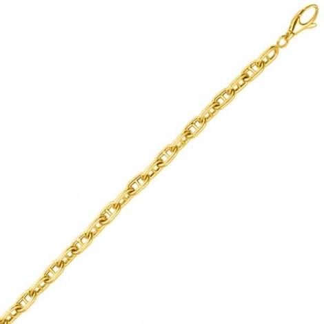 Bracelet or jaune 4 mm
