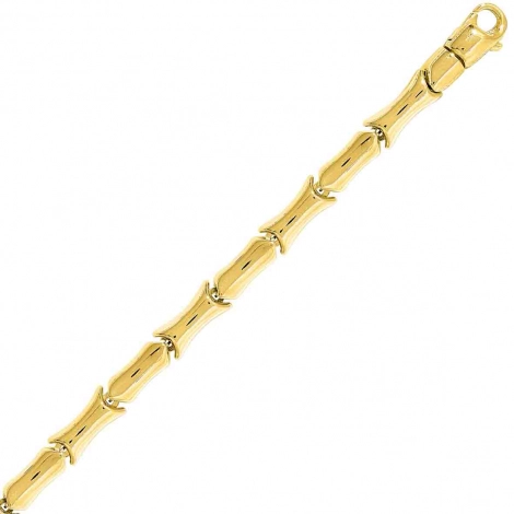 Bracelet or jaune 4mm