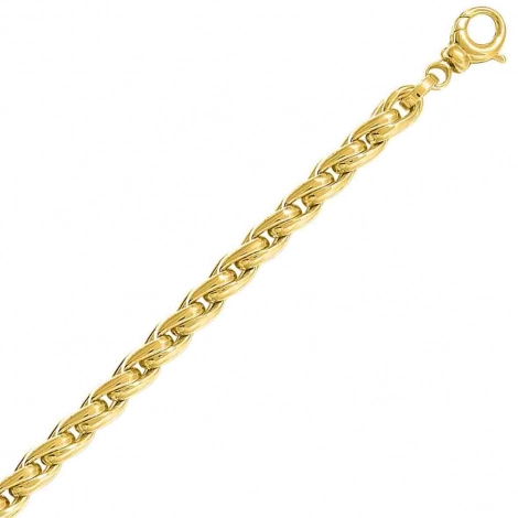 Bracelet or jaune 5mm