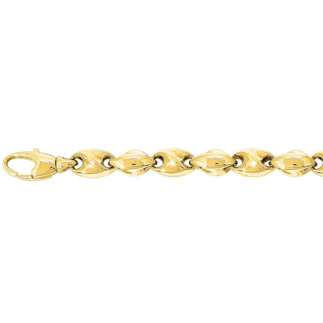 Bracelet or jaune 5mm