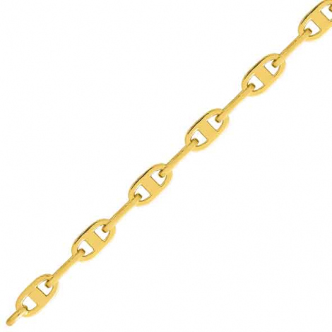 Bracelet or jaune 6.5 mm