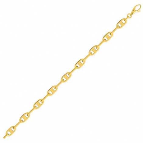 Bracelet or jaune 6.5 mm