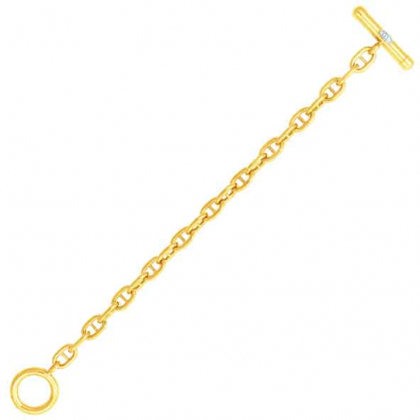 Bracelet or jaune 6 mm