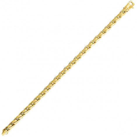 Bracelet or jaune 6mm