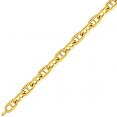 Bracelet or jaune 7 mm
