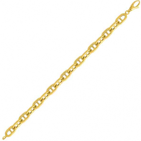 Bracelet or jaune 7 mm