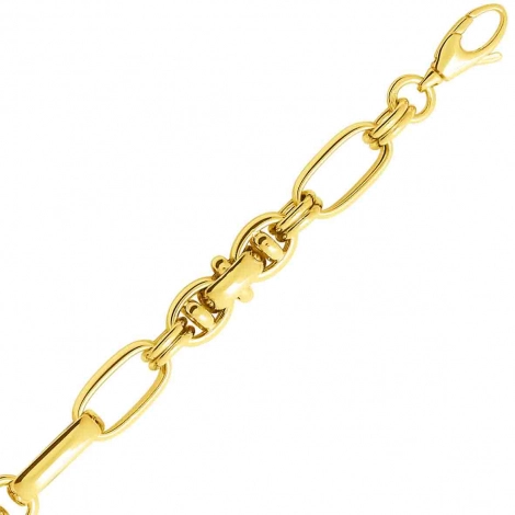 Bracelet or jaune 8mm