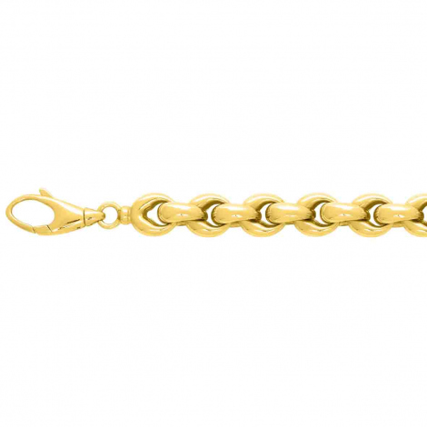 Bracelet or jaune 8mm