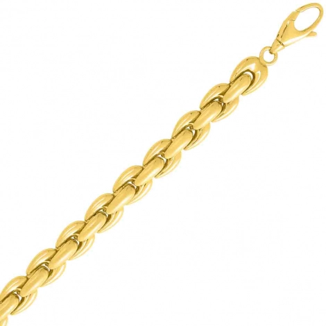 Bracelet or jaune 8mm