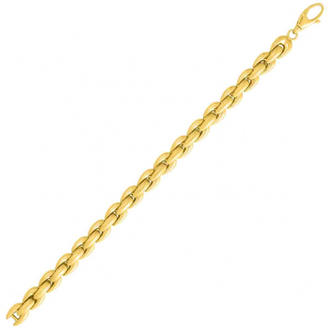 Bracelet or jaune 8mm