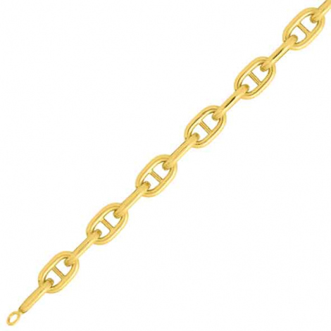 Bracelet or jaune 9 mm