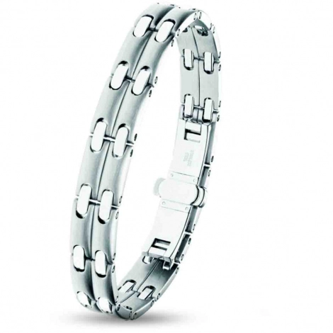 Bracelet pequignet Acier 2 rangs 10 mm