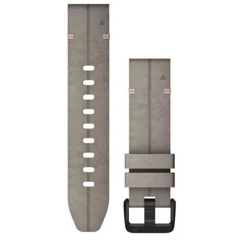 Bracelet QuickFit® 20 mm daim gris argile - Garmin - 010-12876-00