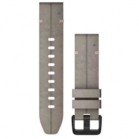 Bracelet QuickFit 20 mm daim gris argile - Garmin