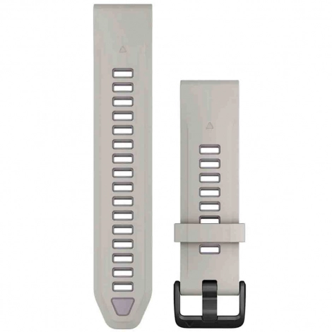 Bracelet QuickFit 20 mm  Fog Gray/Lavender Silicone - Garmin