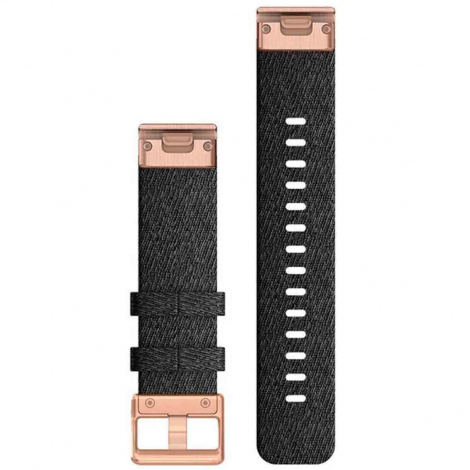 Bracelet QuickFit 20 mm Noir Chin - Garmin