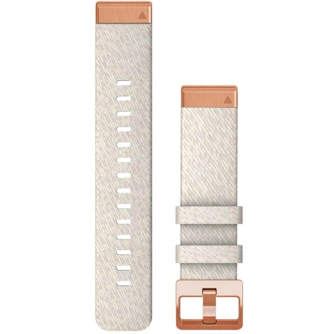 Bracelet QuickFit 20 mm Nylon Beige Crme - Garmin