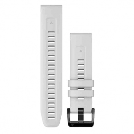 Bracelet QuickFit 22 mm Silicone Blanc Carrera - 22mm - Garmin