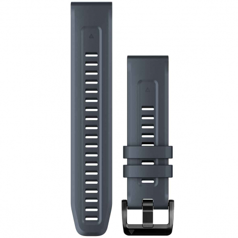 Bracelet QuickFit 22 mm Silicone Bleu Granite - Garmin