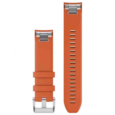 Bracelet QuickFit 22 mm Silicone Orange- Garmin