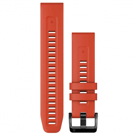 Bracelet QuickFit 22 mm Silicone Rouge - Garmin