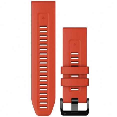 Bracelet QuickFit 26 mm - Silicone Rouge - Garmin