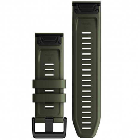 Bracelet QuickFit 26 mm - Silicone Vert Fonc - Garmin