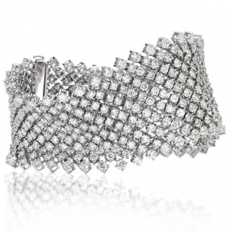 Bracelet rivire de diamants