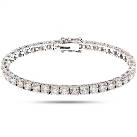 Bracelet Rivire de diamants - 41 pierres