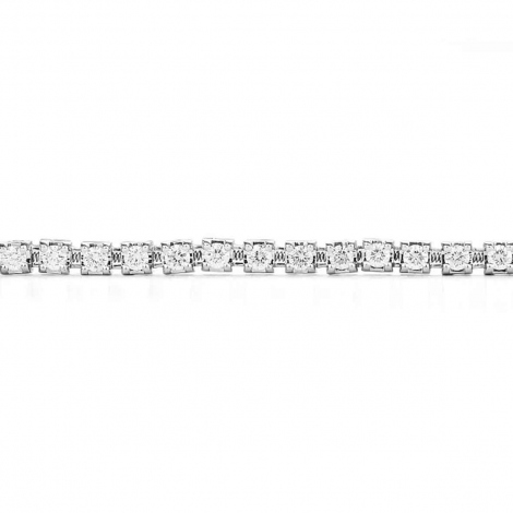 Bracelet Rivire de Diamants Extensible