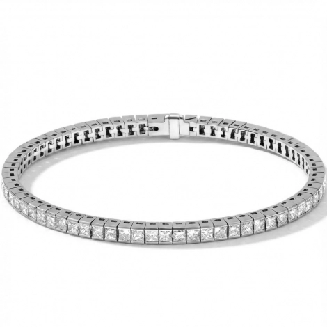Bracelet Rivire de diamants Princesse - 58 pierres