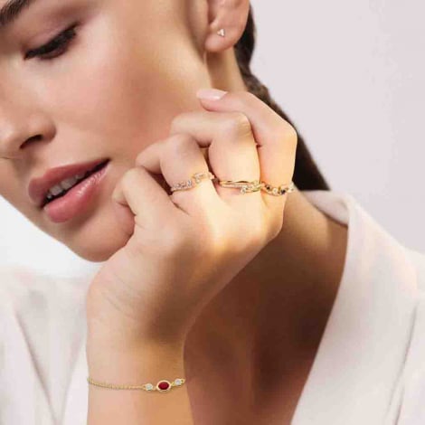 Bracelet Rubis et diamants