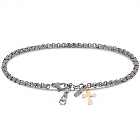 Bracelet Titane Mano J Scooby Doo Croix - Titane et Or � combiner
