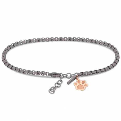Bracelet Titane Mano J Scooby Doo Patte - Titane et Or � combiner