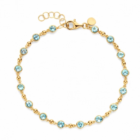 Bracelet topaze Swiss bleu - One More
