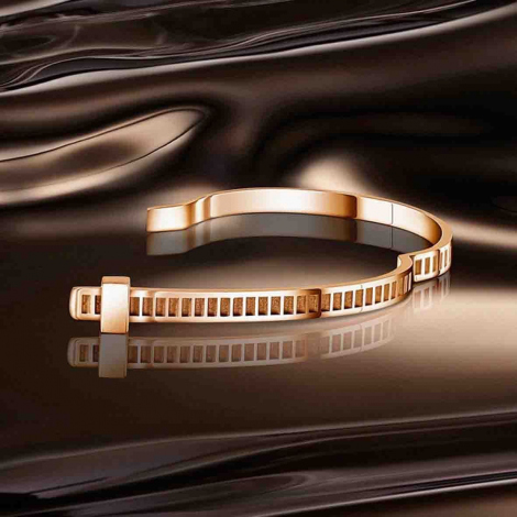 Bracelet Unknow  Bind Me - Diamants Noirs - Or Blanc