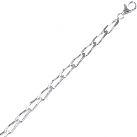 Chaine Argent Maille Cheval