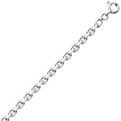 Chaine Argent Maille Forat