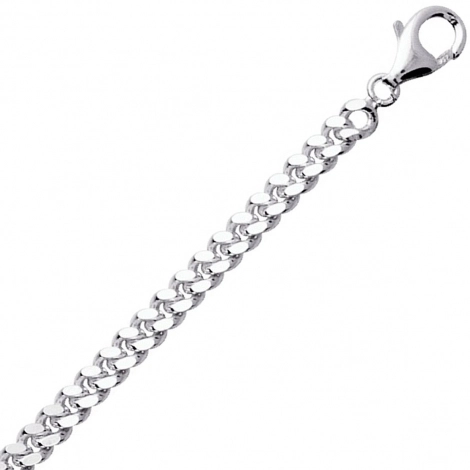 Chaine Argent maille Gourmette