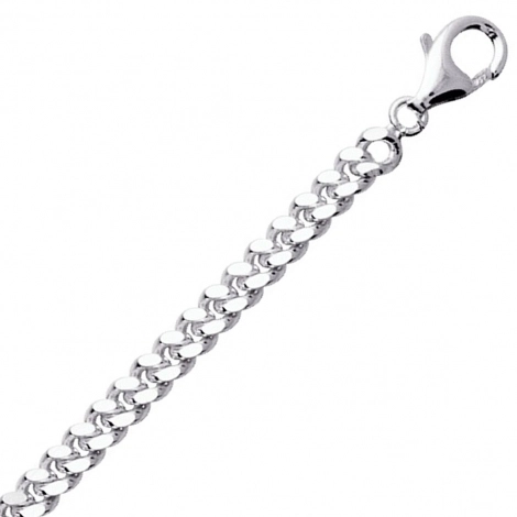 Chaine Argent maille Gourmette