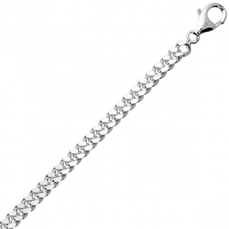 Chaine Argent maille Gourmette