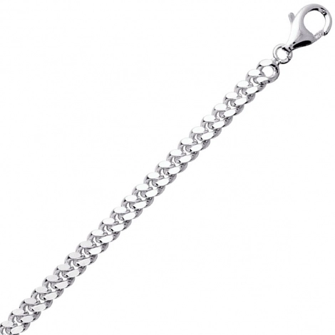 Chaine Argent maille Gourmette