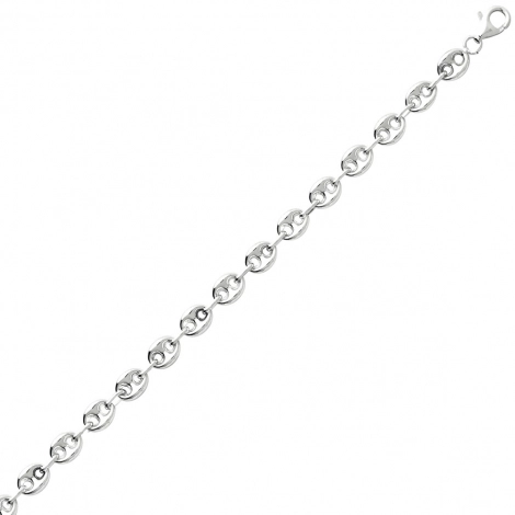 Chaine Argent Maille Grain de Caf