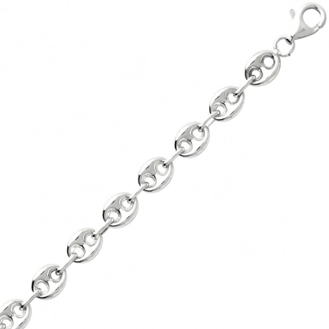 Chaine Argent Maille Grain de Caf