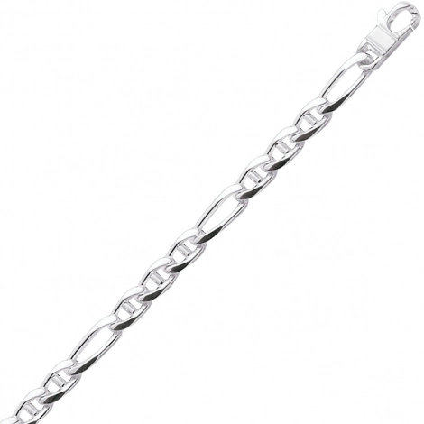 Chaine Argent maille Marine